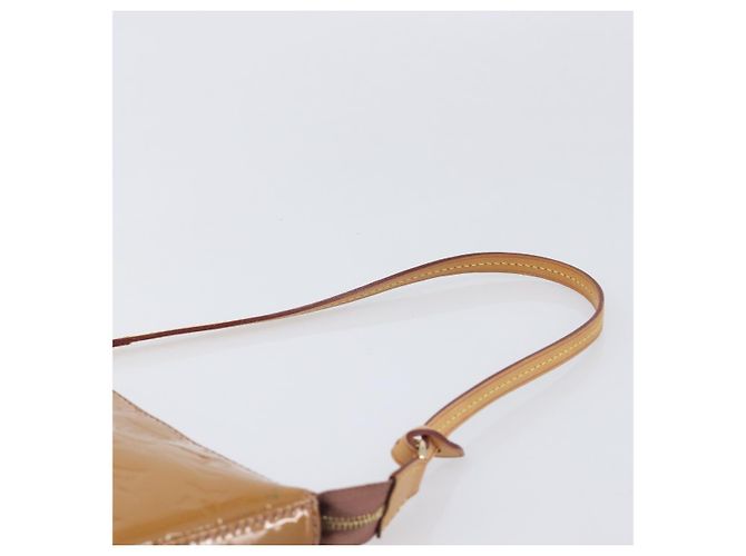 LOUIS VUITTON Monogram Vernis Pochette Pouch Rose Velours M91575 Auth ep16250A Pink - Ansicht 15