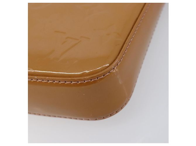 LOUIS VUITTON Monogram Vernis Pochette Pouch Rose Velours M91575 Auth ep16250A Pink - Ansicht 16