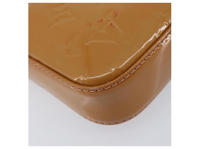 LOUIS VUITTON Monogram Vernis Pochette Pouch Rose Velours M91575 Auth ep16250A Pink - Ansicht 17