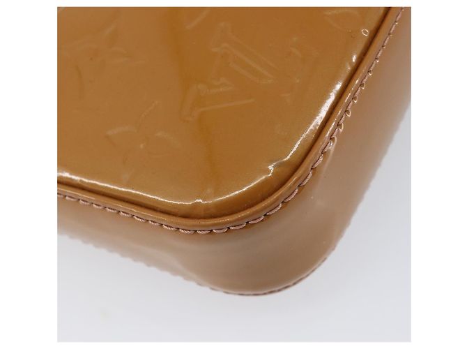 LOUIS VUITTON Monogram Vernis Pochette Pouch Rose Velours M91575 Auth ep16250A Pink - Ansicht 19