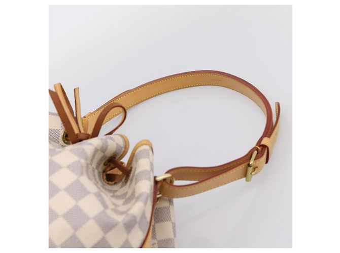 LOUIS VUITTON Damier Azur Noe Shoulder Bag N42222 LV Auth 205948V - vista 14