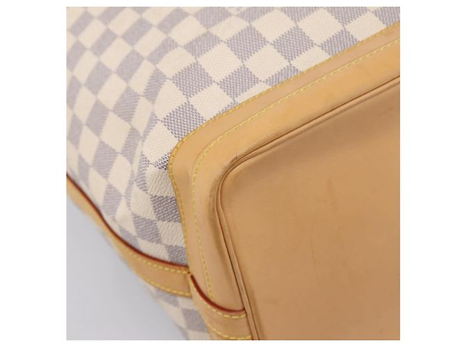 LOUIS VUITTON Damier Azur Noe Shoulder Bag N42222 LV Auth 205948V - vista 16