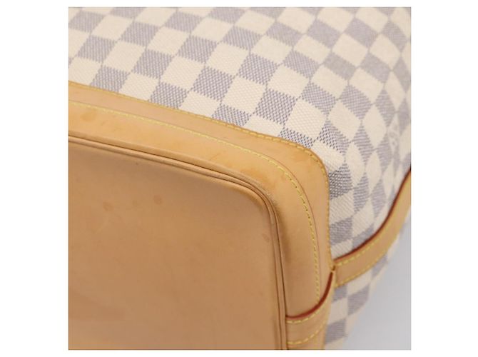 LOUIS VUITTON Damier Azur Noe Shoulder Bag N42222 LV Auth 205948V - vista 17