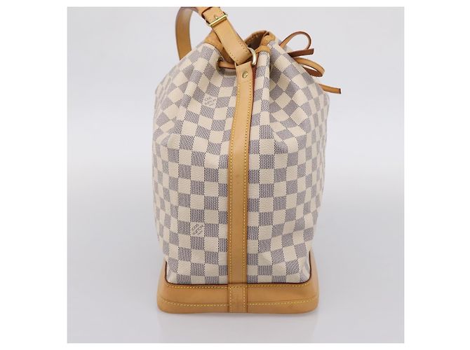 LOUIS VUITTON Damier Azur Noe Shoulder Bag N42222 LV Auth 205948V - vista 3