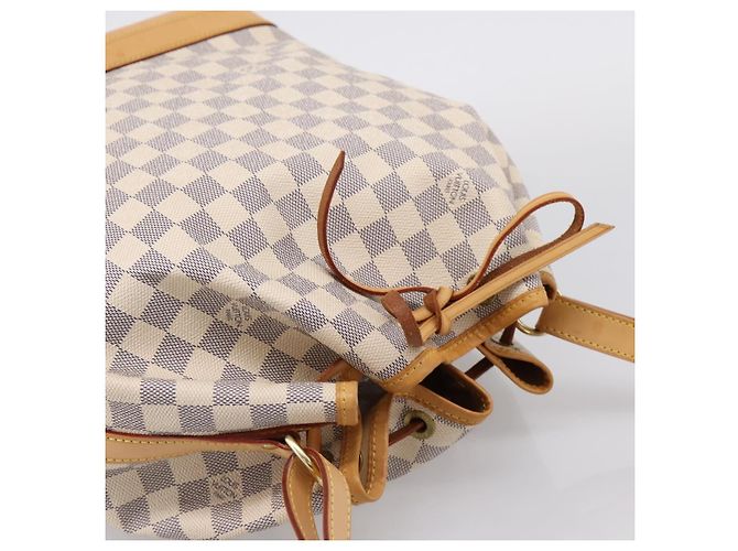 LOUIS VUITTON Damier Azur Noe Shoulder Bag N42222 LV Auth 205948V - vista 7