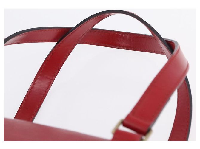 Borsa a mano LOUIS VUITTON Epi Soufflot Rossa M52227 LV Auth 203851V Rosso - vista 14