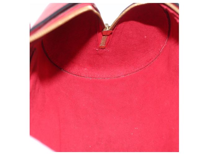 Borsa a mano LOUIS VUITTON Epi Soufflot Rossa M52227 LV Auth 203851V Rosso - vista 21