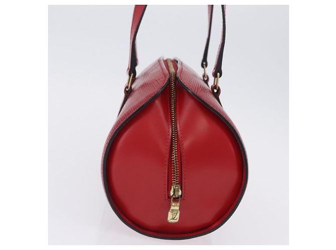 Borsa a mano LOUIS VUITTON Epi Soufflot Rossa M52227 LV Auth 203851V Rosso - vista 4