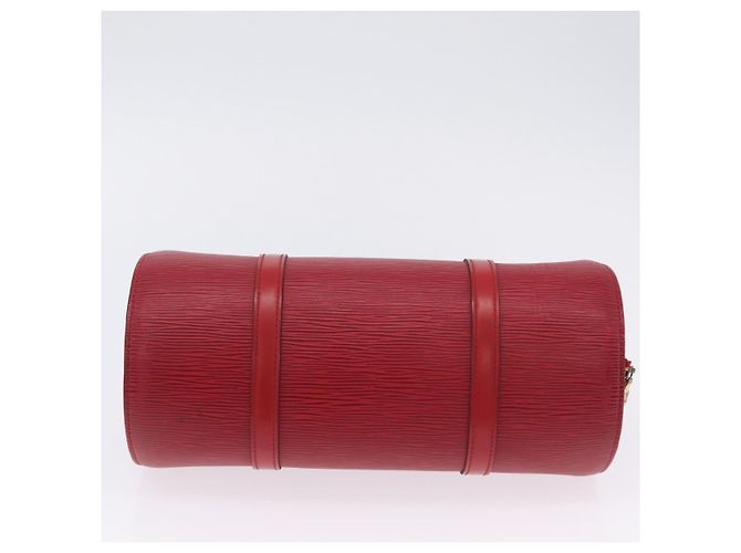 Borsa a mano LOUIS VUITTON Epi Soufflot Rossa M52227 LV Auth 203851V Rosso - vista 5