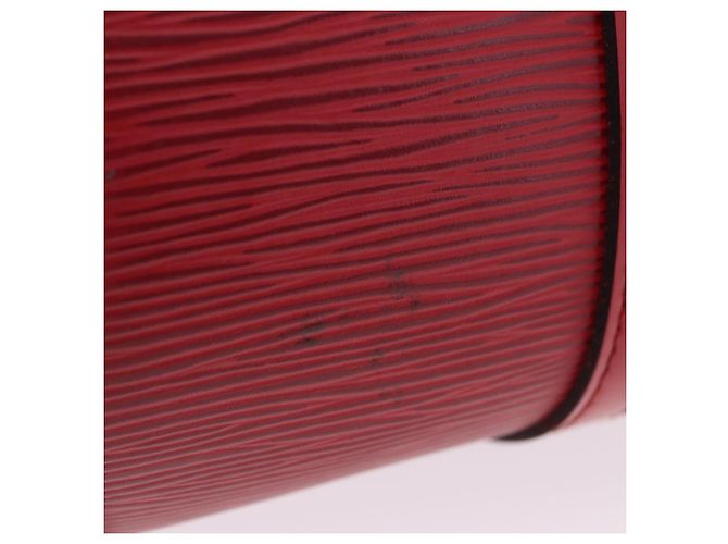 Borsa a mano LOUIS VUITTON Epi Soufflot Rossa M52227 LV Auth 203851V Rosso - vista 6