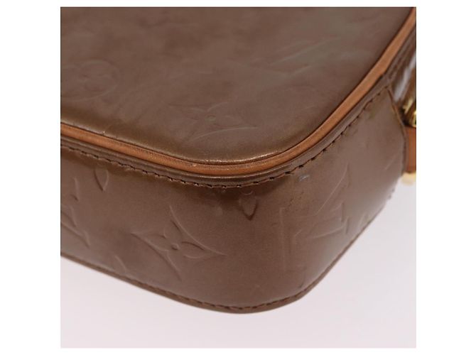 LOUIS VUITTON Monogram Vernis Christy MM Shoulder Bag Bronze M91109 Auth ep16263 Bronzo - vista 18