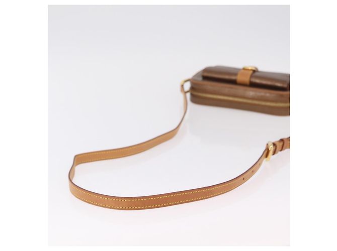 LOUIS VUITTON Monogram Vernis Christy MM Shoulder Bag Bronze M91109 Auth ep16263 Bronzo - vista 7