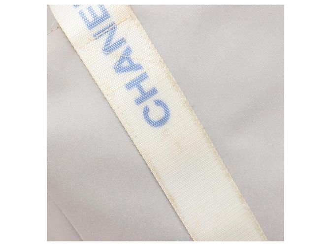 CHANEL Sport Tote Bag Nylon Grau Silber CC Auth bs37193 Braun - Ansicht 21