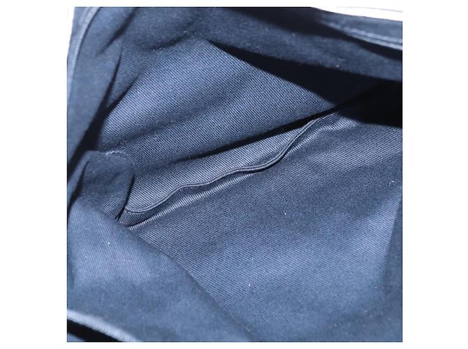 CHANEL Handtasche Canvas 2way Navy Silver CC Auth 204878V Silber Marineblau - Ansicht 29