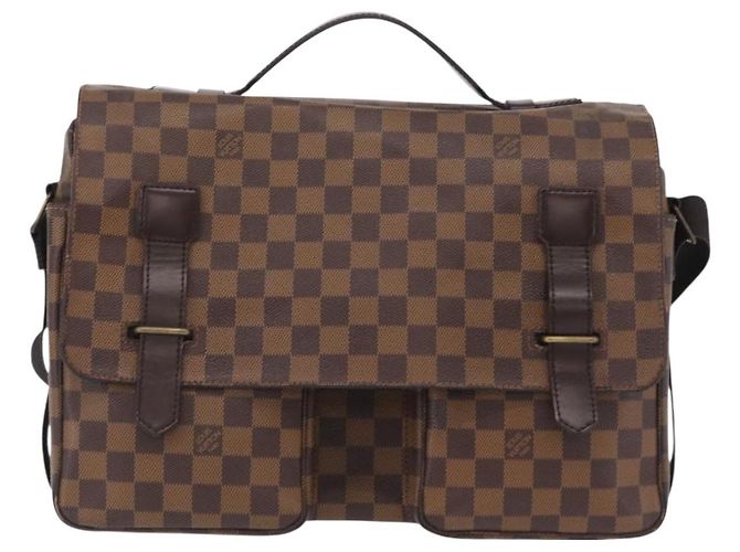 LOUIS VUITTON Damier Ebene Broadway Shoulder Bag N42270 LV Auth BA15571 - vista 13