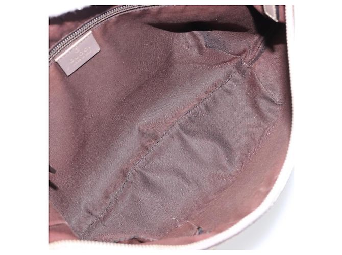 Borsa a tracolla GUCCI GG Canvas Sherry Line Beige Gold 181092 Auth ep15849 D'oro - vista 11