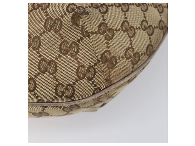 Borsa a tracolla GUCCI GG Canvas Sherry Line Beige Gold 181092 Auth ep15849 D'oro - vista 16
