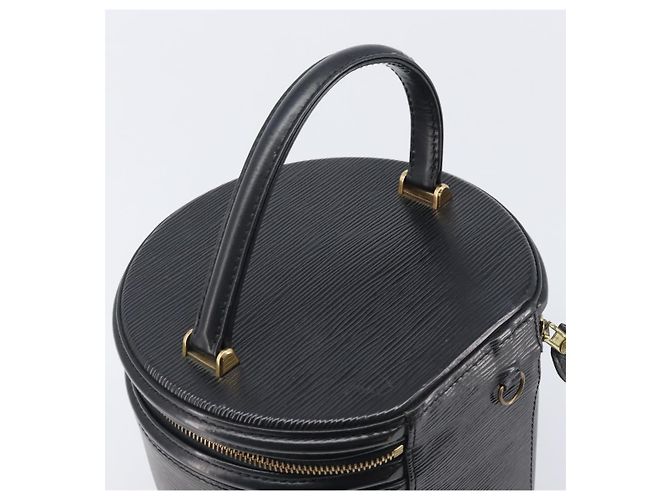 Borsa a mano LOUIS VUITTON Epi Cannes Nero M48032 LV Auth ep16138 - vista 6