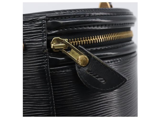 Borsa a mano LOUIS VUITTON Epi Cannes Nero M48032 LV Auth ep16138 - vista 9