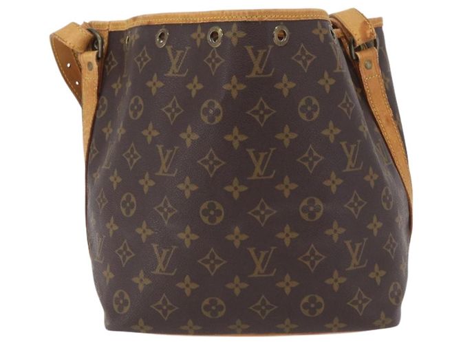LOUIS VUITTON Bolsa de Ombro Monogram Petit Noe M42226 LV Auth 202948 Monograma - vista 2