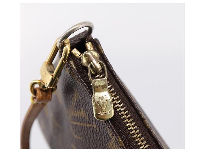 LOUIS VUITTON Monogram Pochette Accessoires Pouch M51980 LV Auth ep16209 Monograma - vista 10