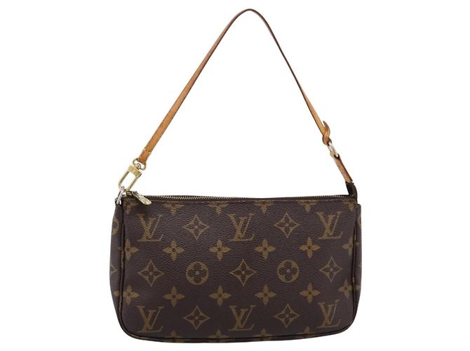 LOUIS VUITTON Monogram Pochette Accessoires Pouch M51980 LV Auth ep16209 Monograma - vista 13