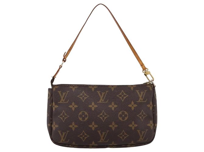 LOUIS VUITTON Monogram Pochette Accessoires Pouch M51980 LV Auth ep16209 Monograma - vista 2