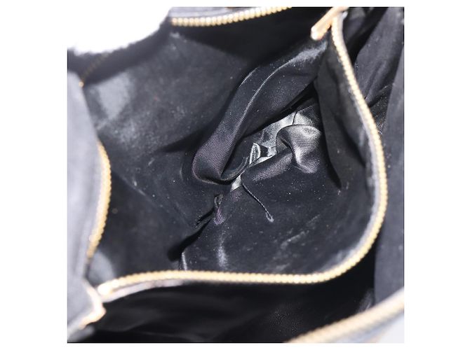 Borsa a tracolla BOTTEGA VENETA Canvas Black Silver Auth bs37102 Nero Argento - vista 11
