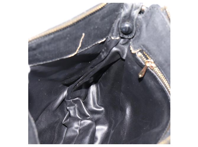 Borsa a tracolla BOTTEGA VENETA Canvas Black Silver Auth bs37102 Nero Argento - vista 20