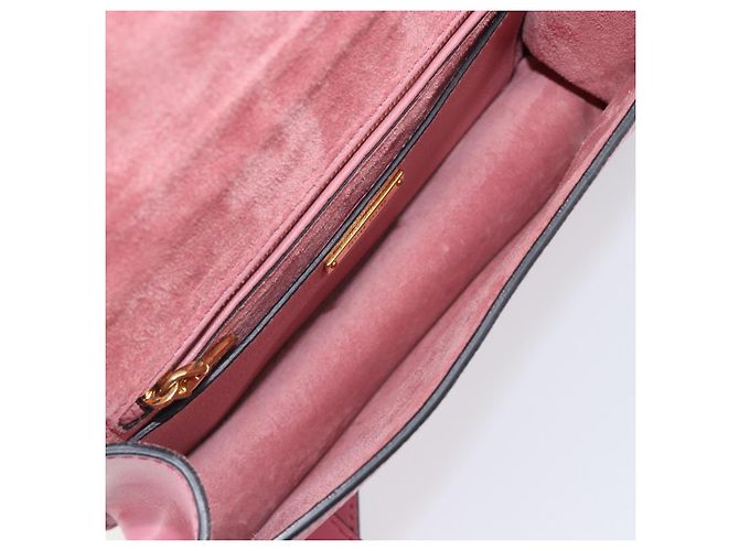 Borsa a tracolla Miu Miu Madras Bijoux in pelle Rosa Oro Auth ka6353V D'oro - vista 11