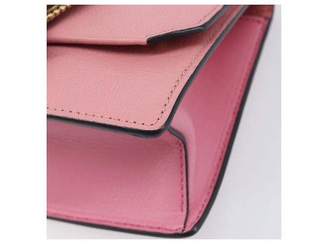 Borsa a tracolla Miu Miu Madras Bijoux in pelle Rosa Oro Auth ka6353V D'oro - vista 15