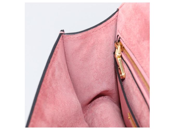 Borsa a tracolla Miu Miu Madras Bijoux in pelle Rosa Oro Auth ka6353V D'oro - vista 25