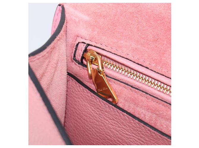 Borsa a tracolla Miu Miu Madras Bijoux in pelle Rosa Oro Auth ka6353V D'oro - vista 26