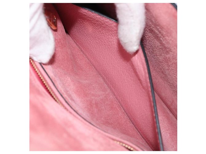 Borsa a tracolla Miu Miu Madras Bijoux in pelle Rosa Oro Auth ka6353V D'oro - vista 28