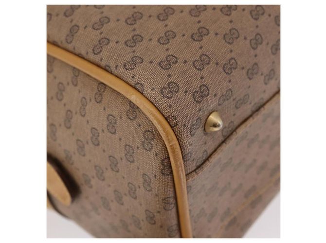 Borsa a mano GUCCI Micro GG Web Sherry Line PVC 2way Beige 002 58 4422 Auth mr2994 - vista 21