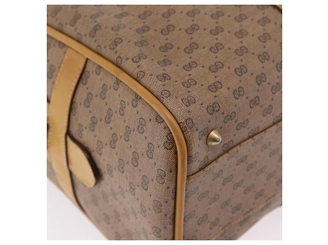 Borsa a mano GUCCI Micro GG Web Sherry Line PVC 2way Beige 002 58 4422 Auth mr2994 - vista 23