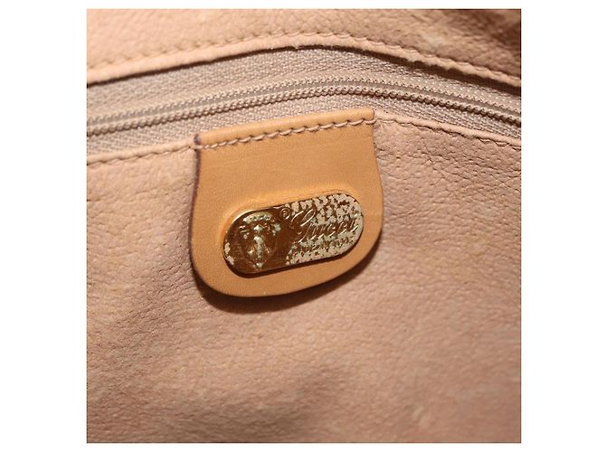 Borsa a mano GUCCI Micro GG Web Sherry Line PVC 2way Beige 002 58 4422 Auth mr2994 - vista 27