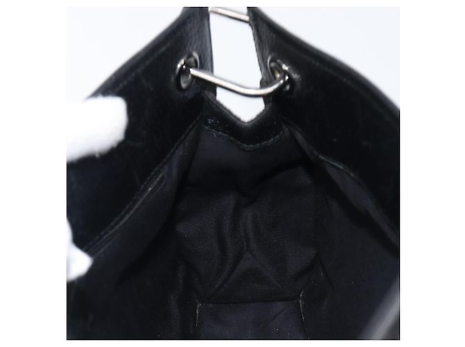 GUCCI GG Canvas Schultertasche Schwarz Silber 120841 Auth 204749A - Ansicht 20