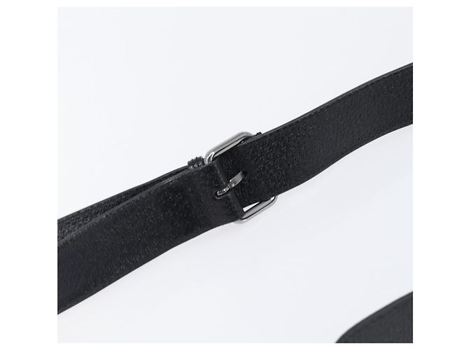 GUCCI GG Canvas Schultertasche Schwarz Silber 120841 Auth 204749A - Ansicht 8