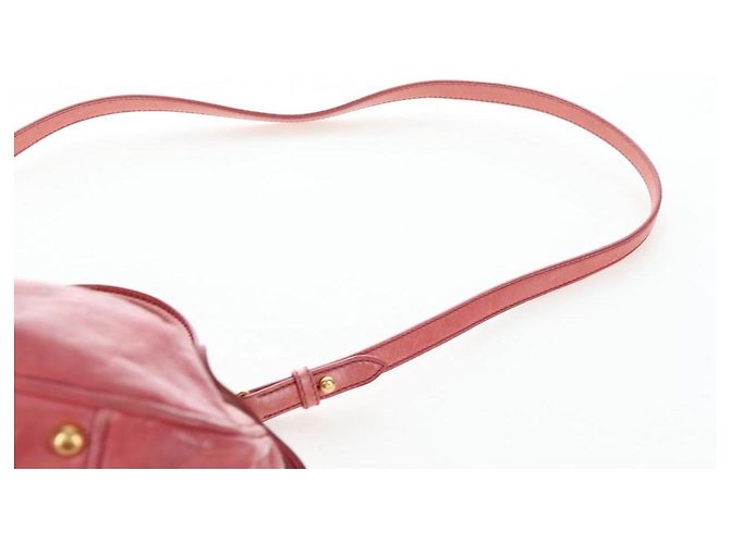 Borsa a mano Miu Miu con fiocco laterale in pelle 2way Pink Gold Auth am12586V Rosa D'oro - vista 16