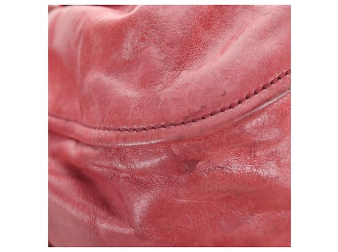 Borsa a mano Miu Miu con fiocco laterale in pelle 2way Pink Gold Auth am12586V Rosa D'oro - vista 20