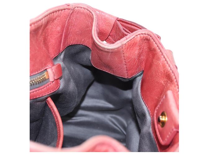 Borsa a mano Miu Miu con fiocco laterale in pelle 2way Pink Gold Auth am12586V Rosa D'oro - vista 27