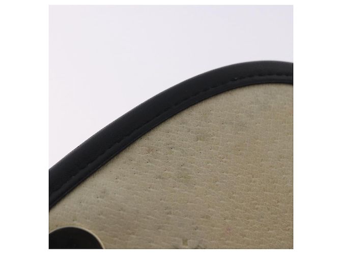 Borsa a Tracolla MCM Vicetos PVC Pelle Nero Tono Oro Auth 203593 - vista 20