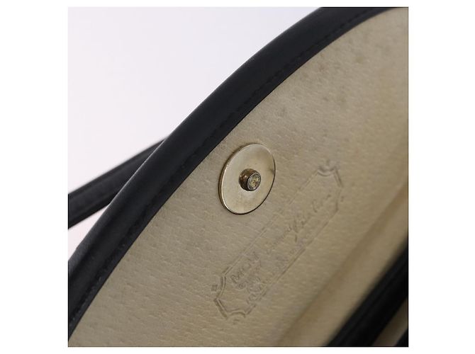 Borsa a Tracolla MCM Vicetos PVC Pelle Nero Tono Oro Auth 203593 - vista 21