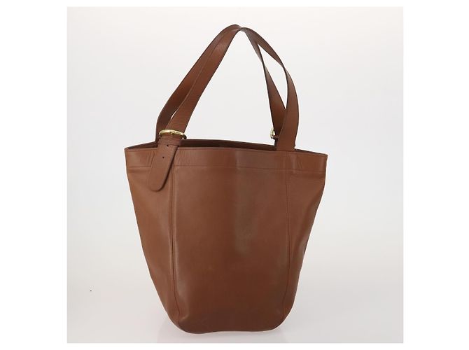 Bolsa Tote Coach em Couro Conjunto de 2 Marrom Khaki Auth ar14245 Caqui - vista 2