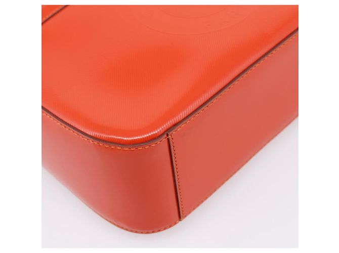 Céline CELINE Handtasche aus Leder 2way Orange Gold Auth ka6317A Golden - Ansicht 15
