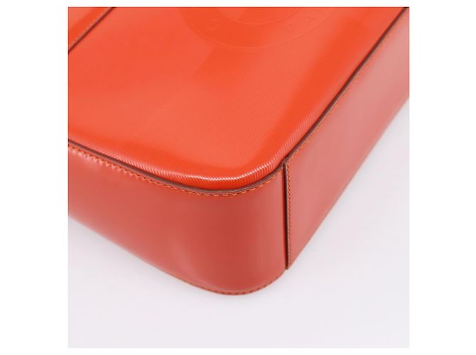 Céline CELINE Handtasche aus Leder 2way Orange Gold Auth ka6317A Golden - Ansicht 17
