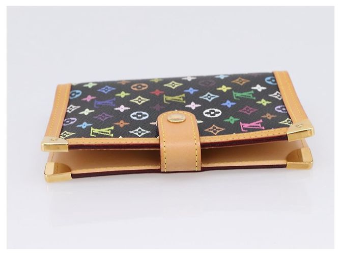 LOUIS VUITTON Monogram Multicolor Agenda PM Planner Black R20895 LV Auth mr2920V Nero - vista 3