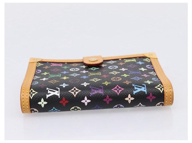 LOUIS VUITTON Monogram Multicolor Agenda PM Planner Black R20895 LV Auth mr2920V Nero - vista 4