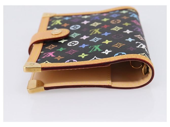LOUIS VUITTON Monogram Multicolor Agenda PM Planner Black R20895 LV Auth mr2920V Nero - vista 5